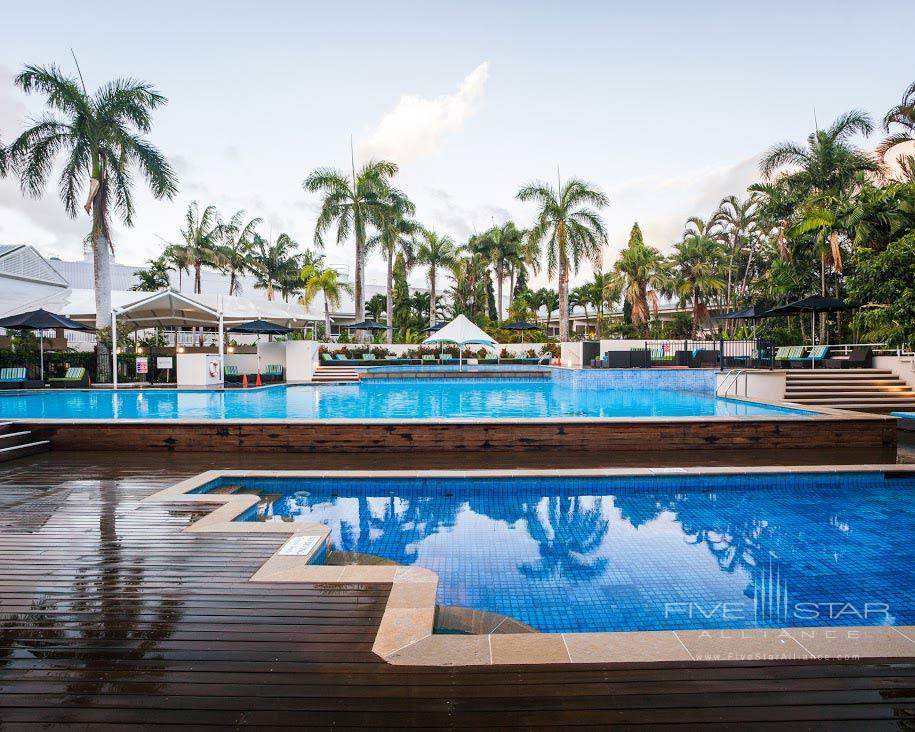 Outdoor Pool at Shangri-La Hotel The Marina Cairns, QLD, Australia