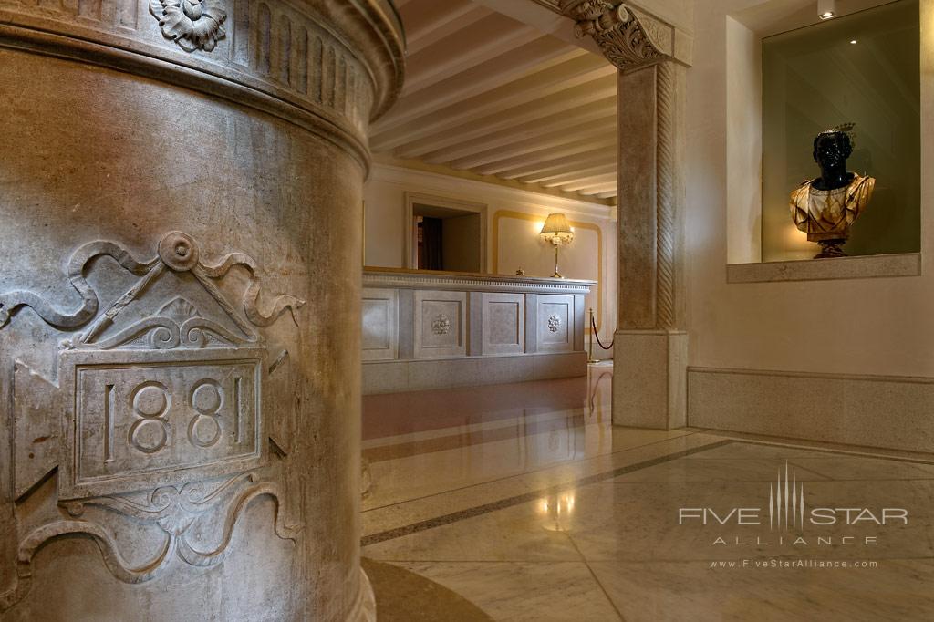 Lobby of Hotel Ai Reali, Venice, Italy