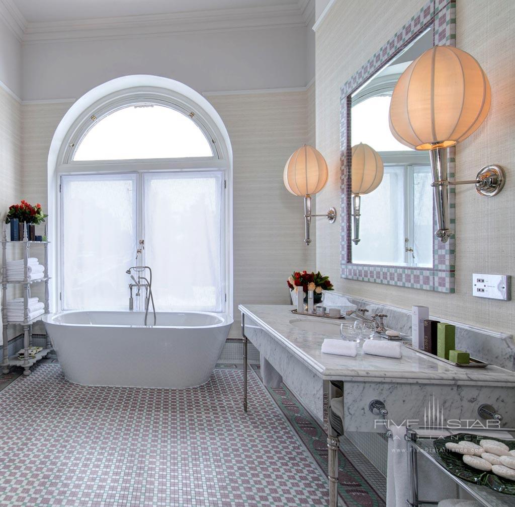 Guest Bath at Rocco Forte Balmoral Hotel, Edinburgh, Scotland, United Kingdom