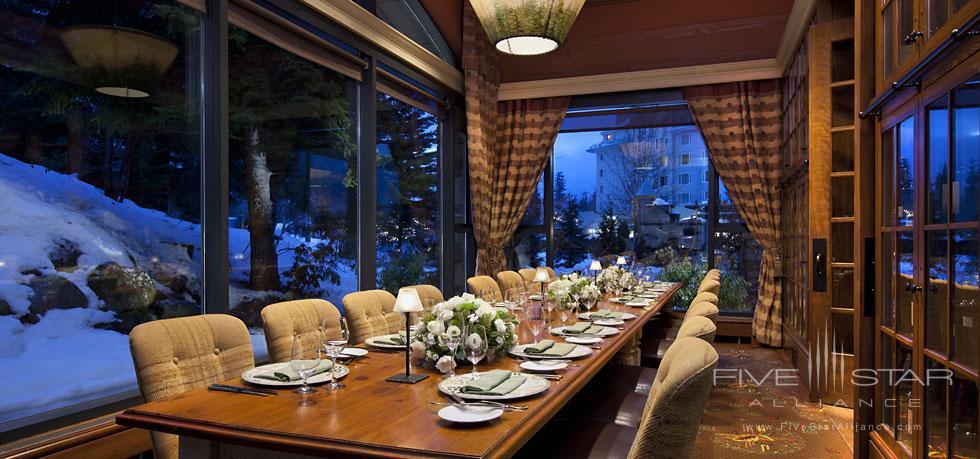 Dine at Fairmont Chateau Whistler, Whistler, BC, Canada