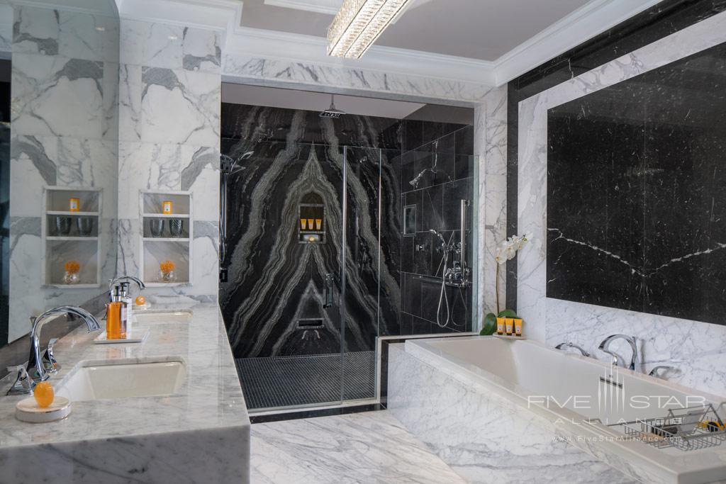 Presidential Suite Bath at The Post Oak Hotel at Uptown Houston, TX