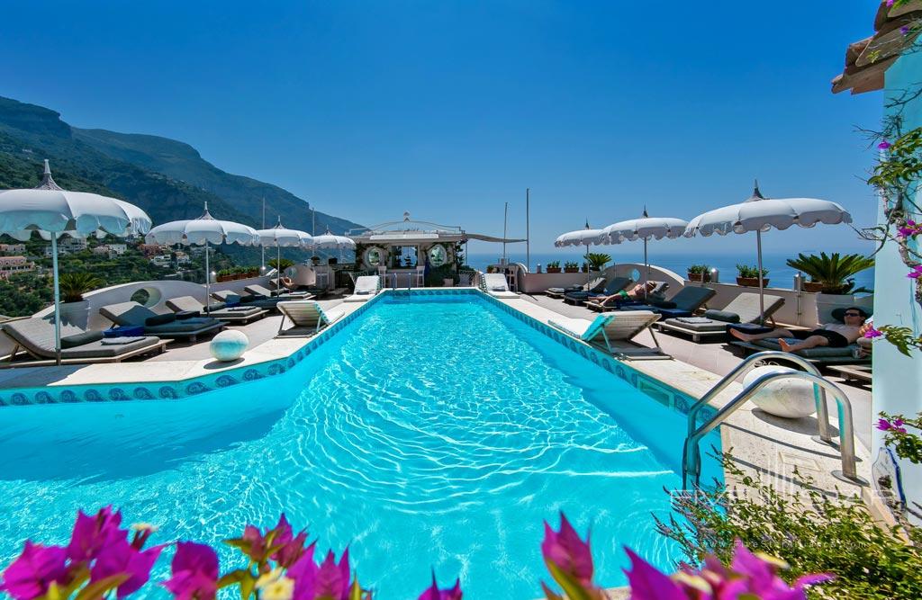 Rooftop Pool at Hotel Villa Franca, Italy