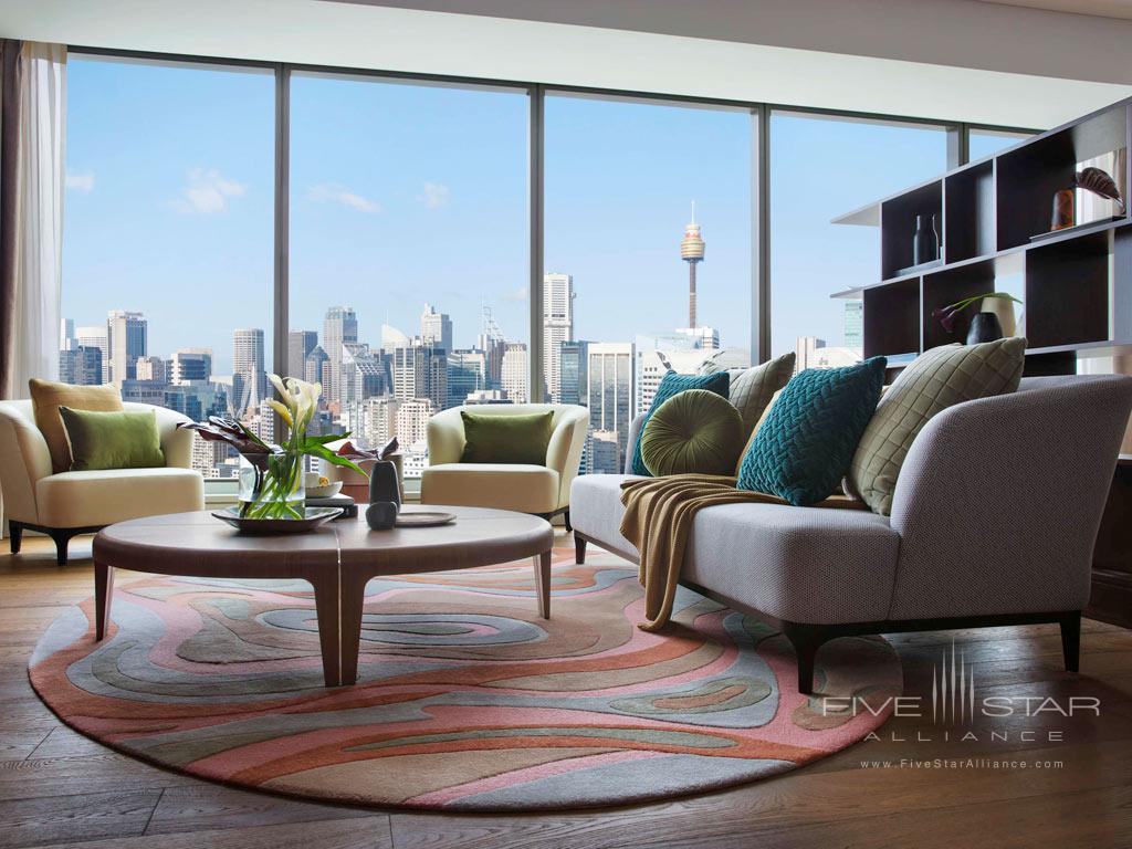 Suite Lounge at Sofitel Sydney Darling Harbour, Sydney, Australia