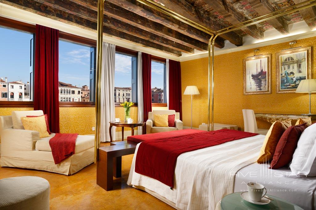 Junior Suite with Grand Canal Views at Hotel Palazzo Giovanelli and Gran Canal, Venice, Italy