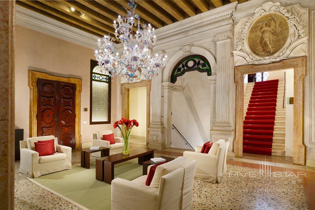 Main Noble Floor at Hotel Palazzo Giovanelli and Gran Canal, Venice, Italy