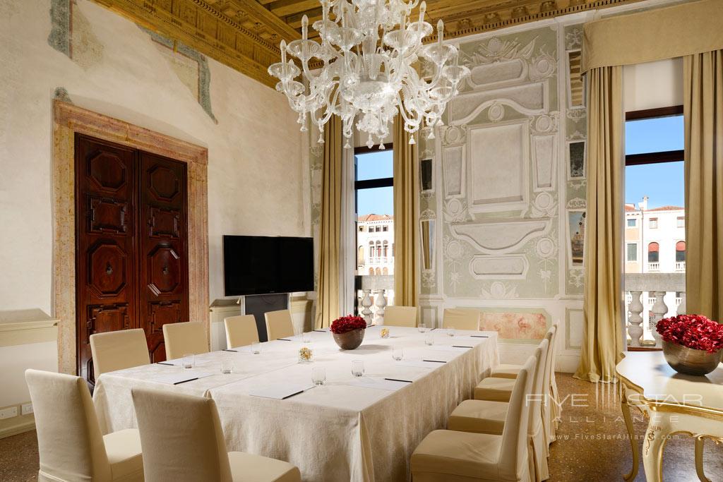 Meeting Room at Hotel Palazzo Giovanelli and Gran Canal, Venice, Italy