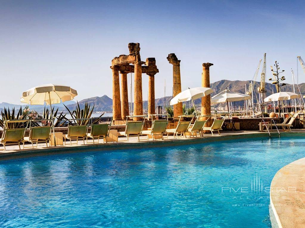 Outdoor Pool at Grand Hotel Villa Igiea, Palermo, Italy