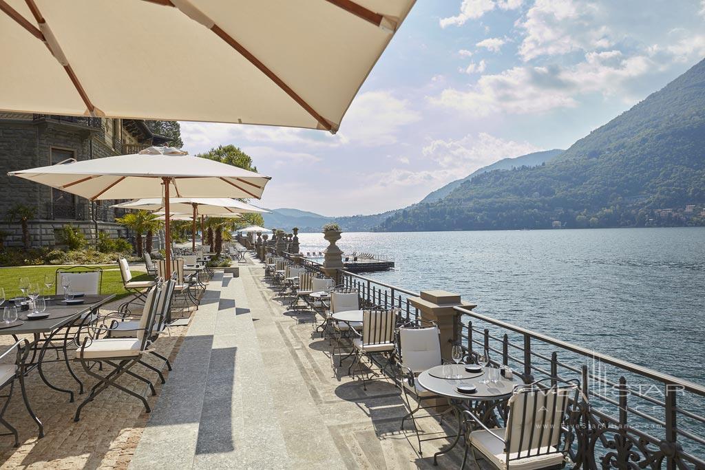 Terrace Dining at Mandarin Oriental at Lago di Como, Italy