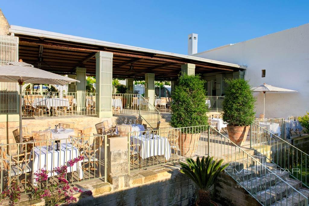 Terrace Dine at Masseria Torre Maizza, Apulia, Italy