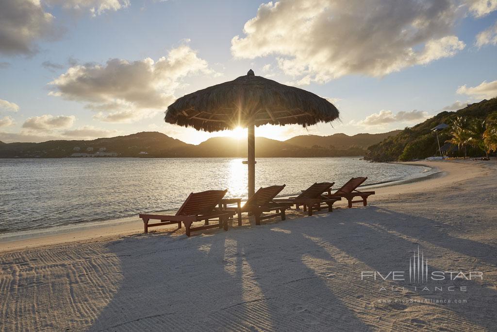 Beach at Mandarin Oriental Canouan, St. Vincent