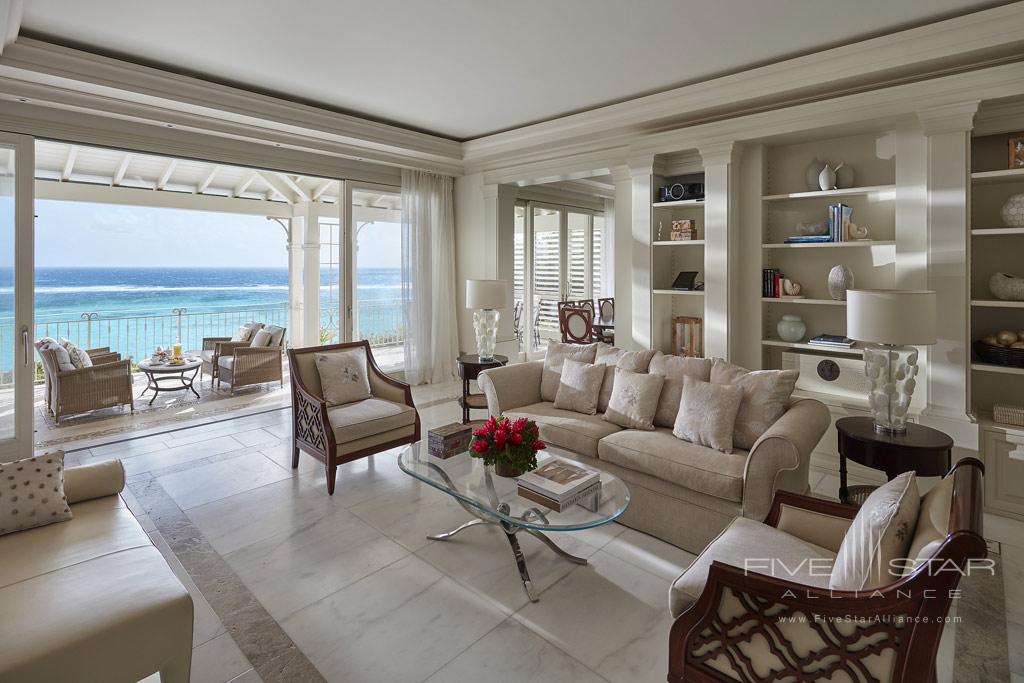 Lagoon Villa Living Room at Mandarin Oriental Canouan, St. Vincent