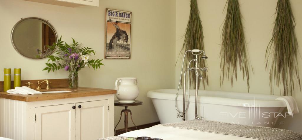 Guest Bath at The Ranch at Rock Creek, Philipsburg, MT