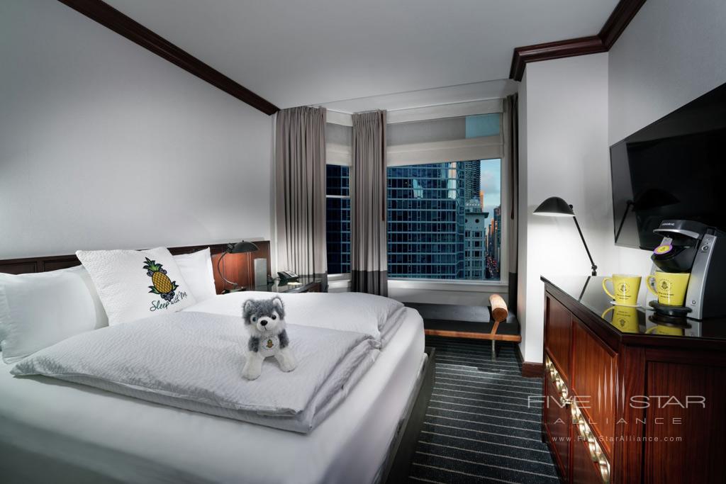 Guest Room at Staypineapple Chicago, The Loop, Chicago, United States