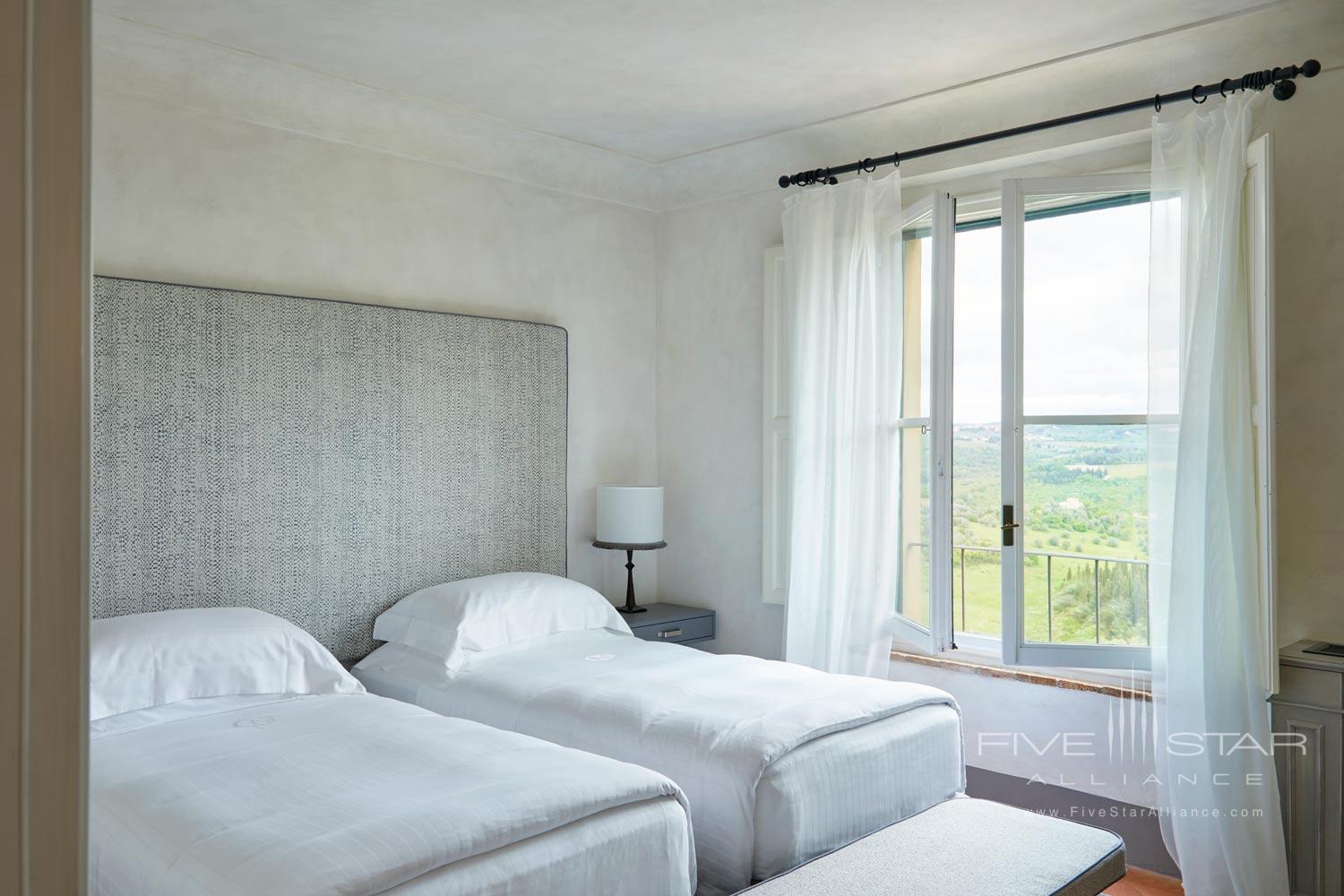 Double Guest Room at COMO Castello Del Nero, Florence, Italy