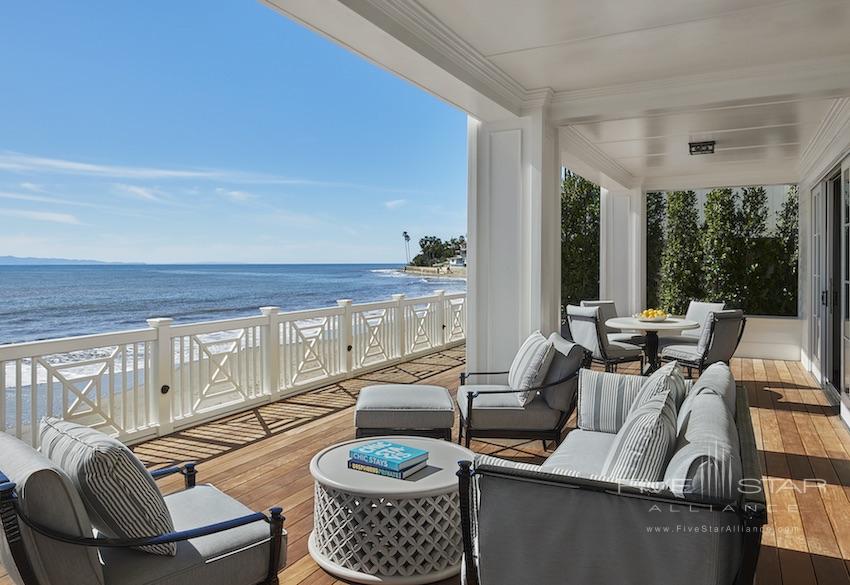 Beach House Suite Terrace at Rosewood Miramar Beach Montecito