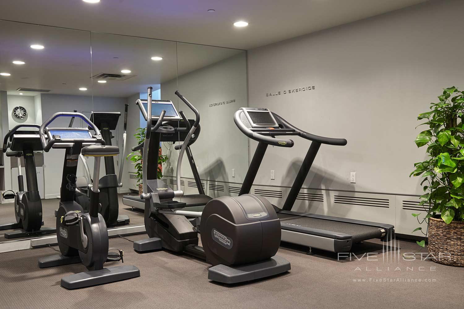 Fitness Center at Hotel St. Paul, MONTREAL, CANADA