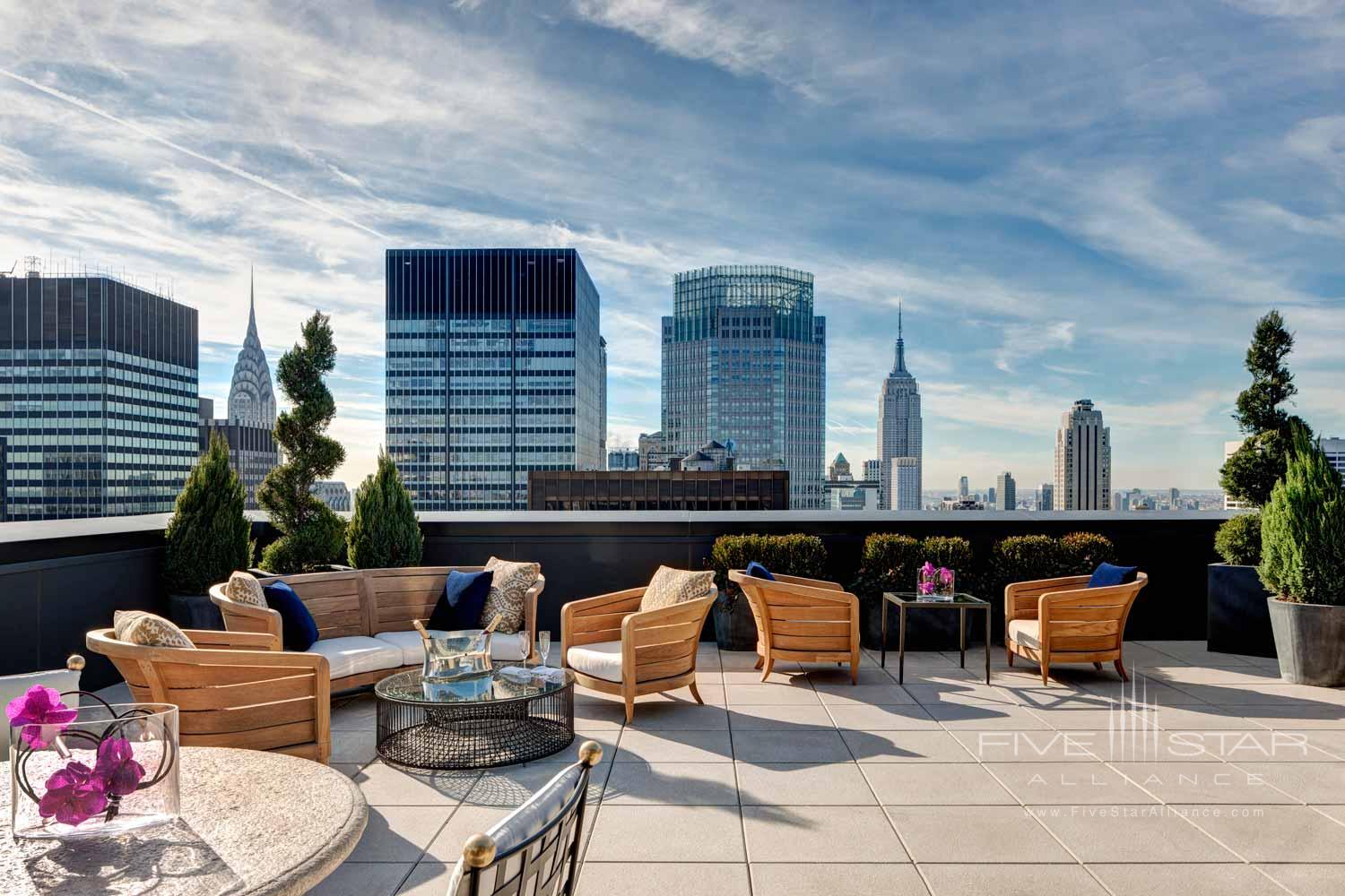 Jewel Suite Terrace at The Towers at Lotte New York Palace, United States