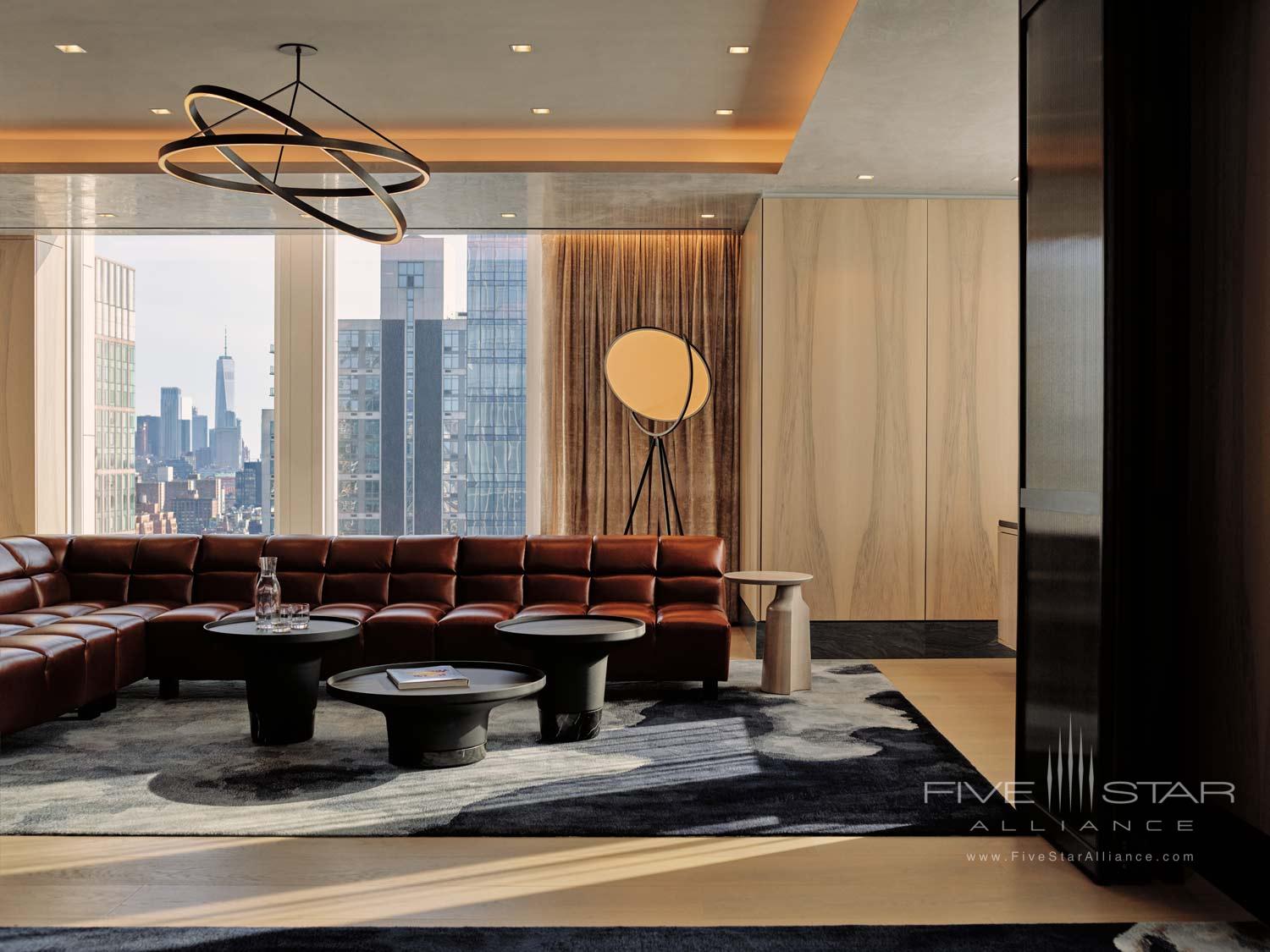 Lounge at Equinox Hotel, Hudson Yards, NEW YORK, UNITED STATES