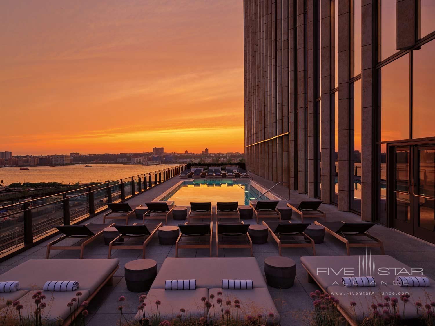 Pool Lounge at Equinox Hotel, Hudson Yards, NEW YORK, UNITED STATES