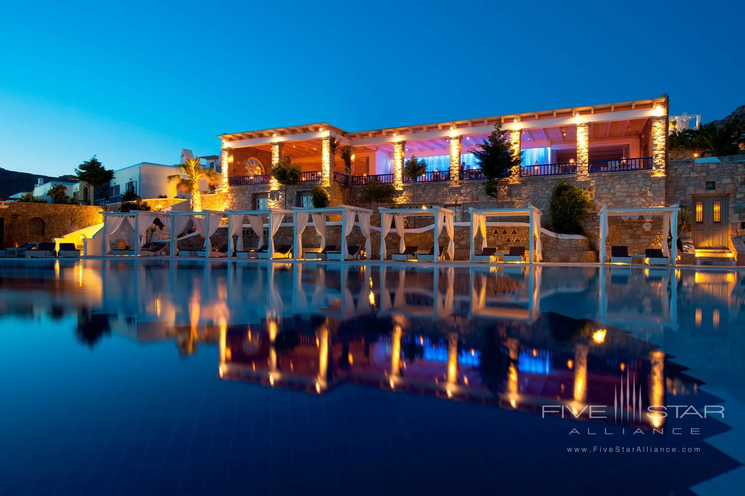 Dine at Mykonos Grand Hotel and Resort, Greece
