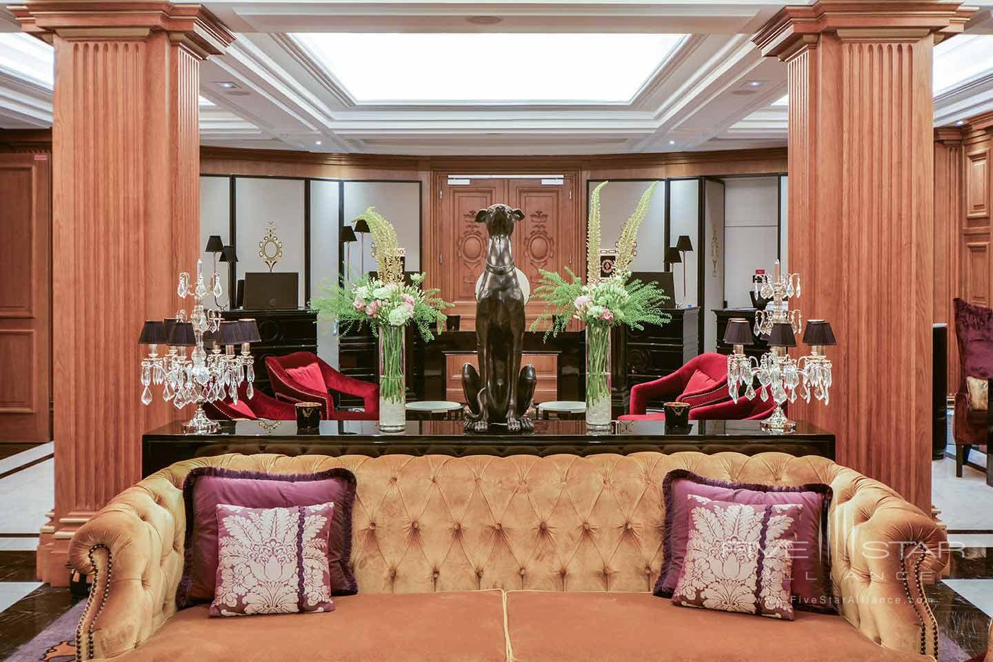 Guest Lounge at Maison Astor Paris, France