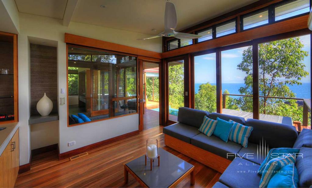 Villa Living Room at Bedarra Island Resort