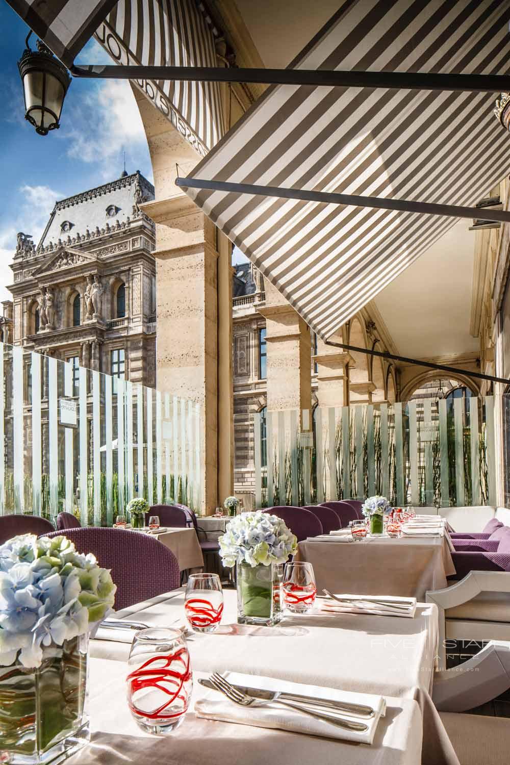Terrace Dine at Hotel du Louvre, Paris