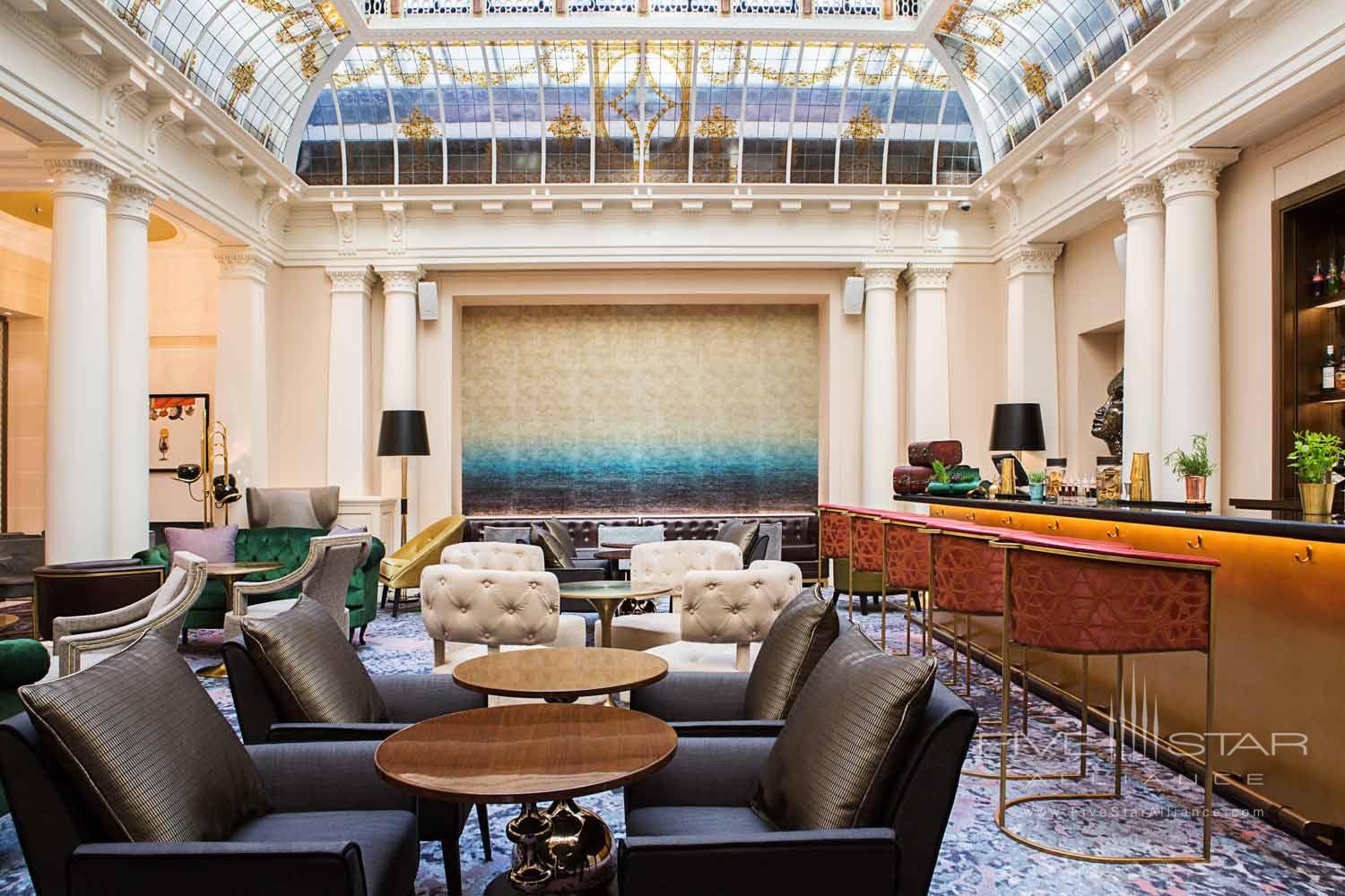 Guest Lounge at Hotel du Louvre, Paris