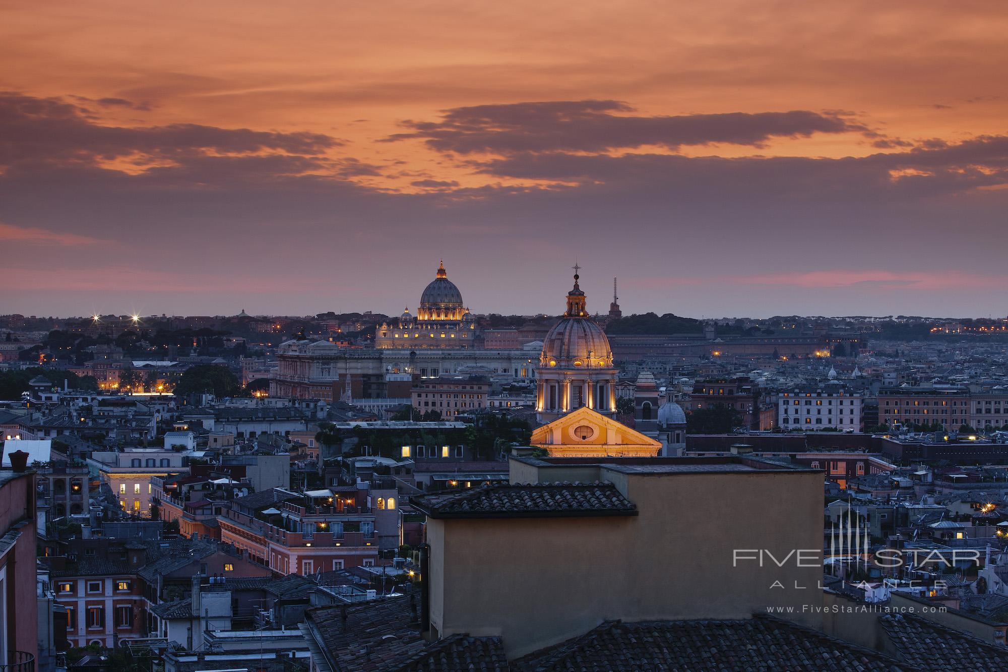 Presidential Suite View at Rocco Forte Hotel De La Ville