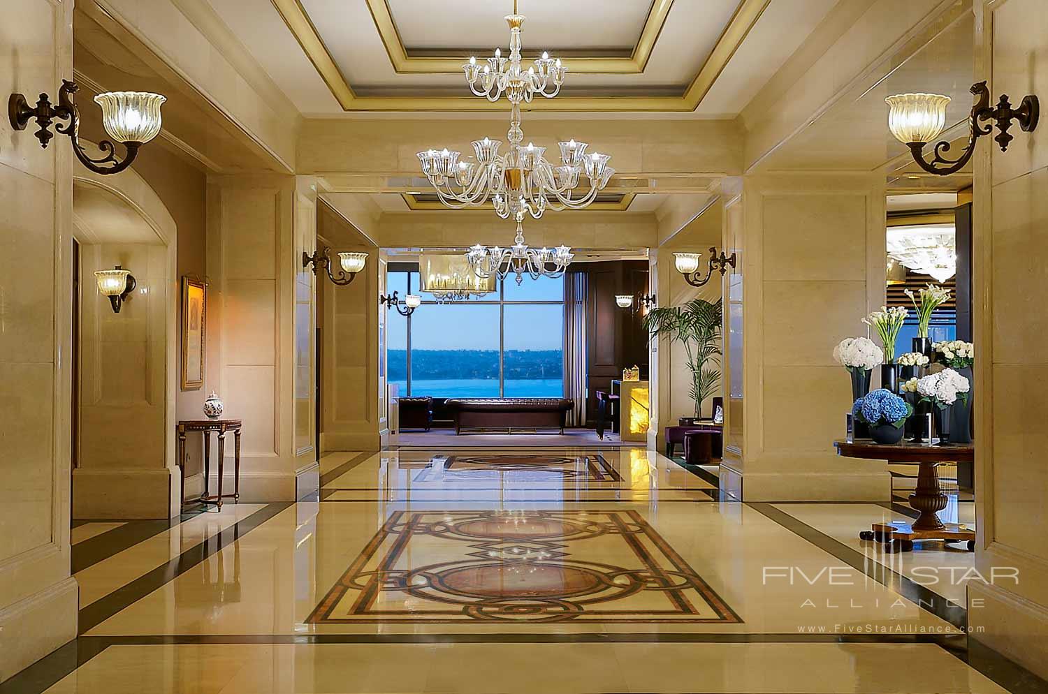 Lobby of Ritz Carlton Istanbul, Turkey