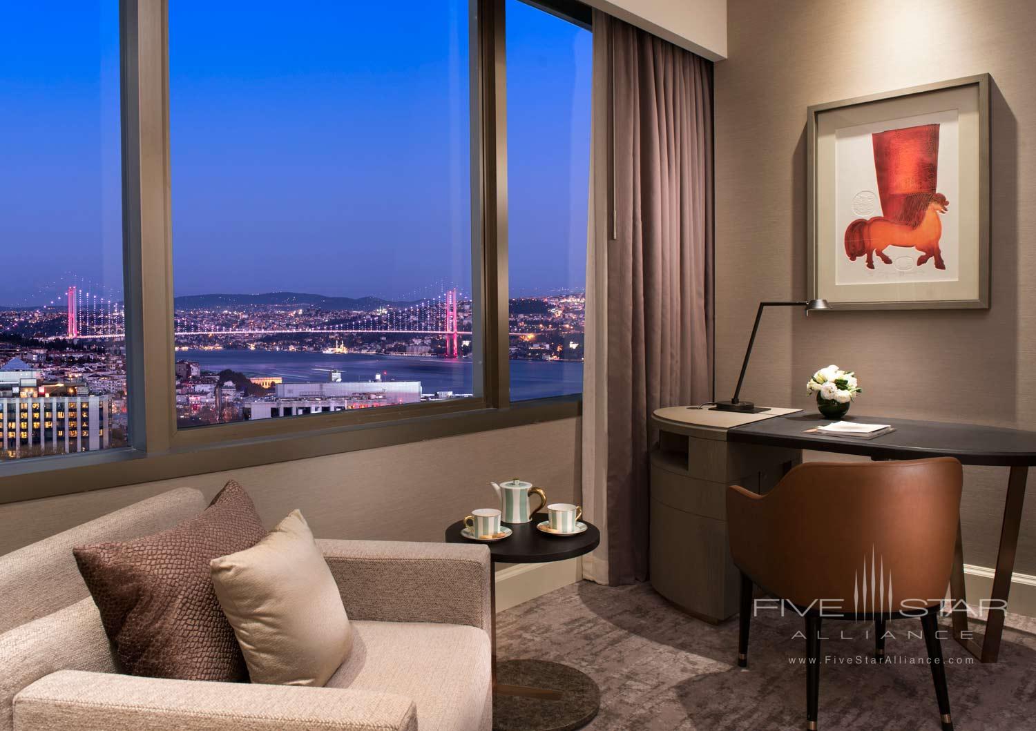 Bosphorus View Room at Ritz Carlton Istanbul, Turkey
