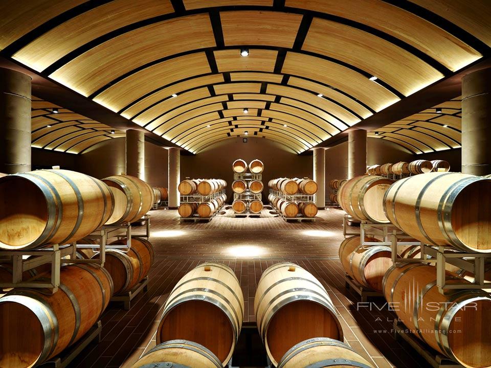 Winery at Hotel Le Fontanelle, Italy