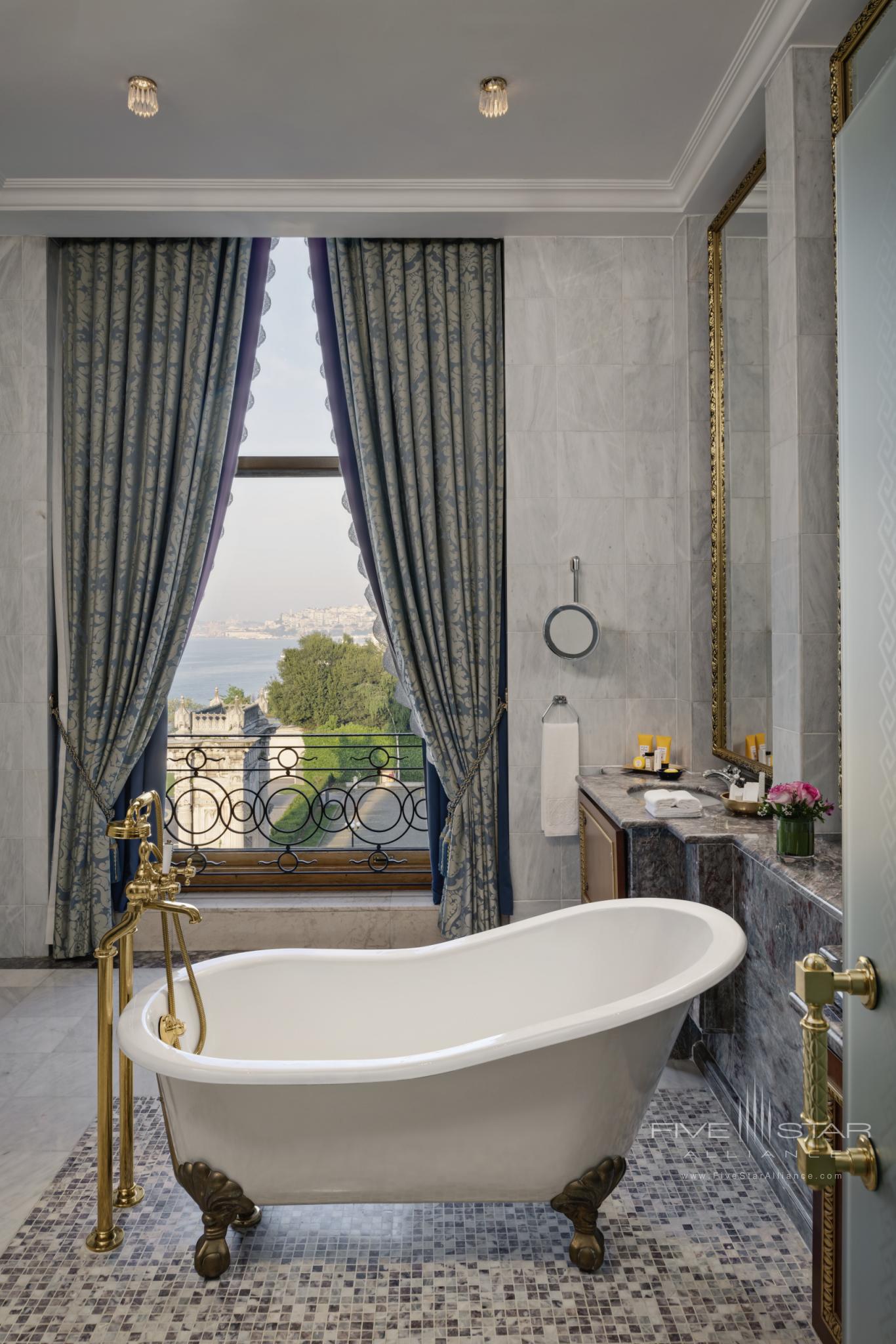 Sultan Suite Bathroom at Ciragan Palace Kempinski Istanbul