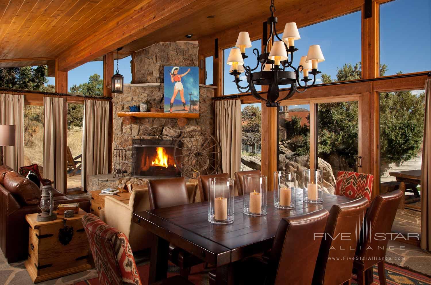 Dining at The Lodge &amp; Spa at Brush Creek Ranch