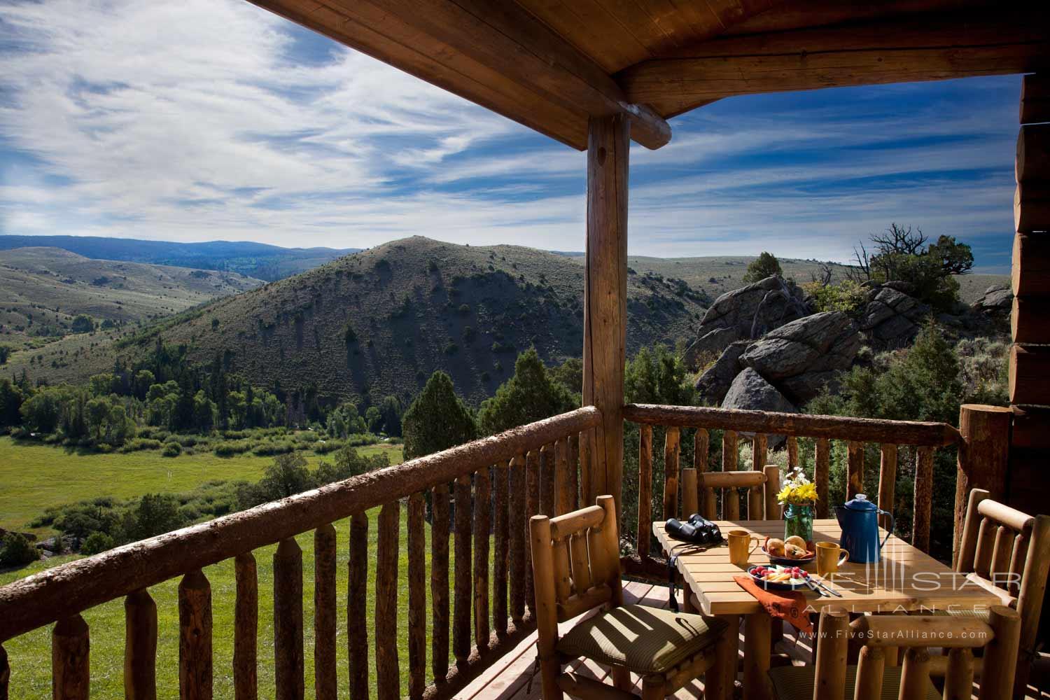 Terrace Dining at The Lodge &amp; Spa at Brush Creek Ranch