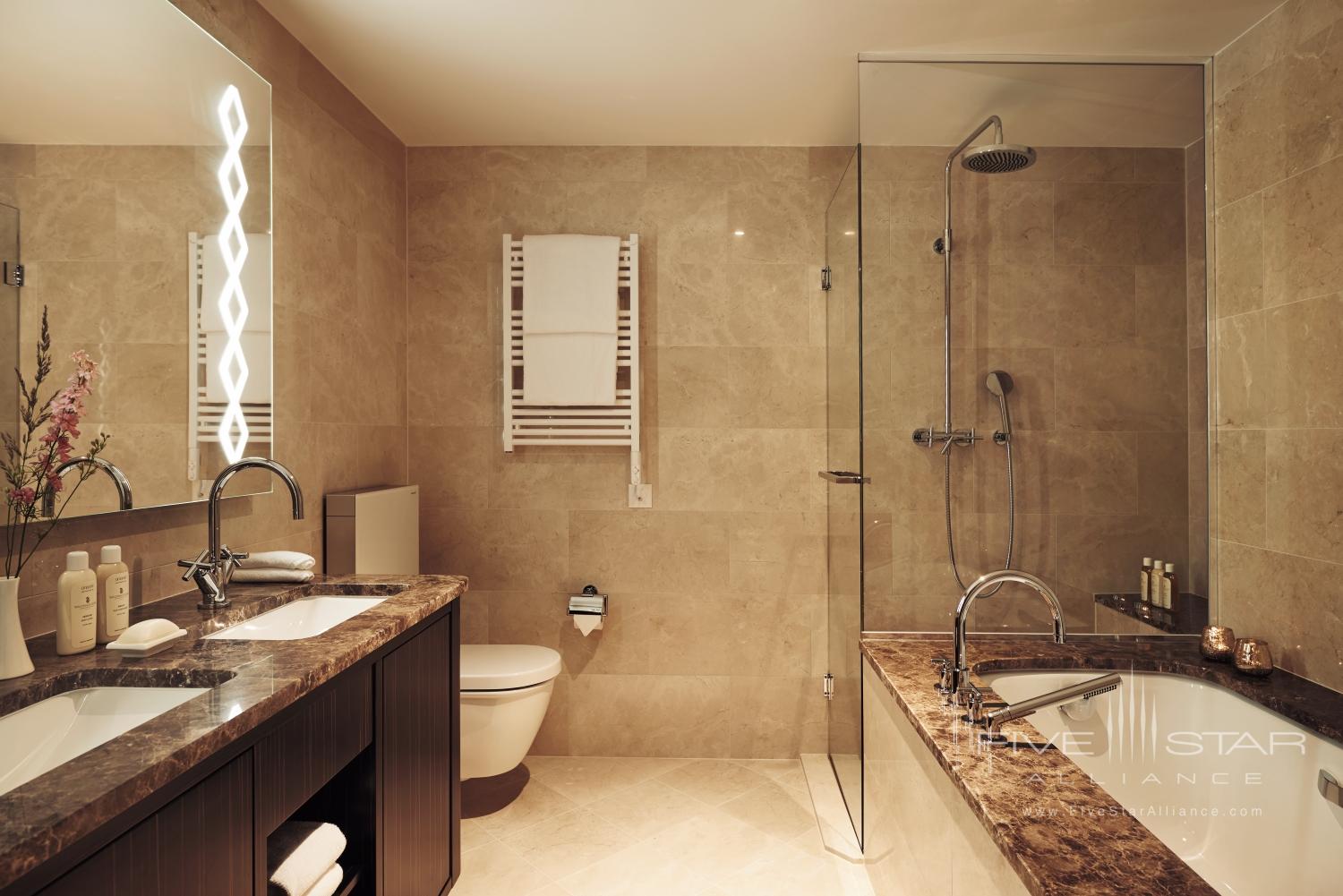 Waldhaus Flims Wellness Resort Chalet Room Bath
