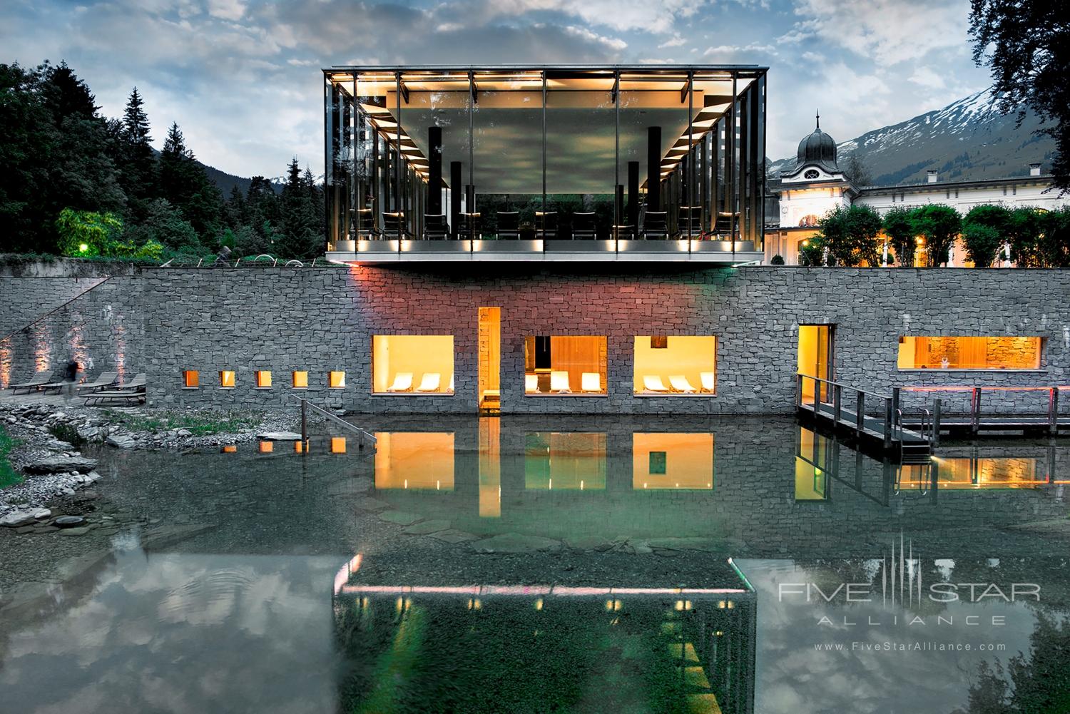 Waldhaus Flims Wellness Resort's Outdoor Natural Pool