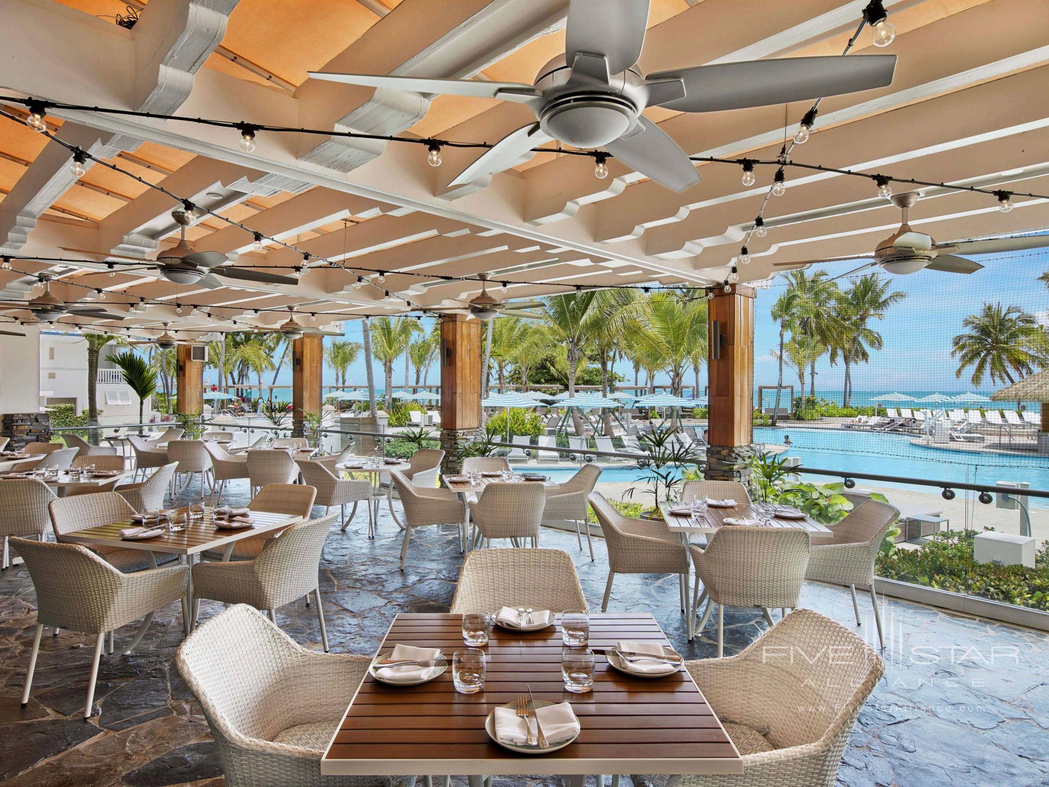 Cana Outdoor Seating at Fairmont El San Juan Hotel