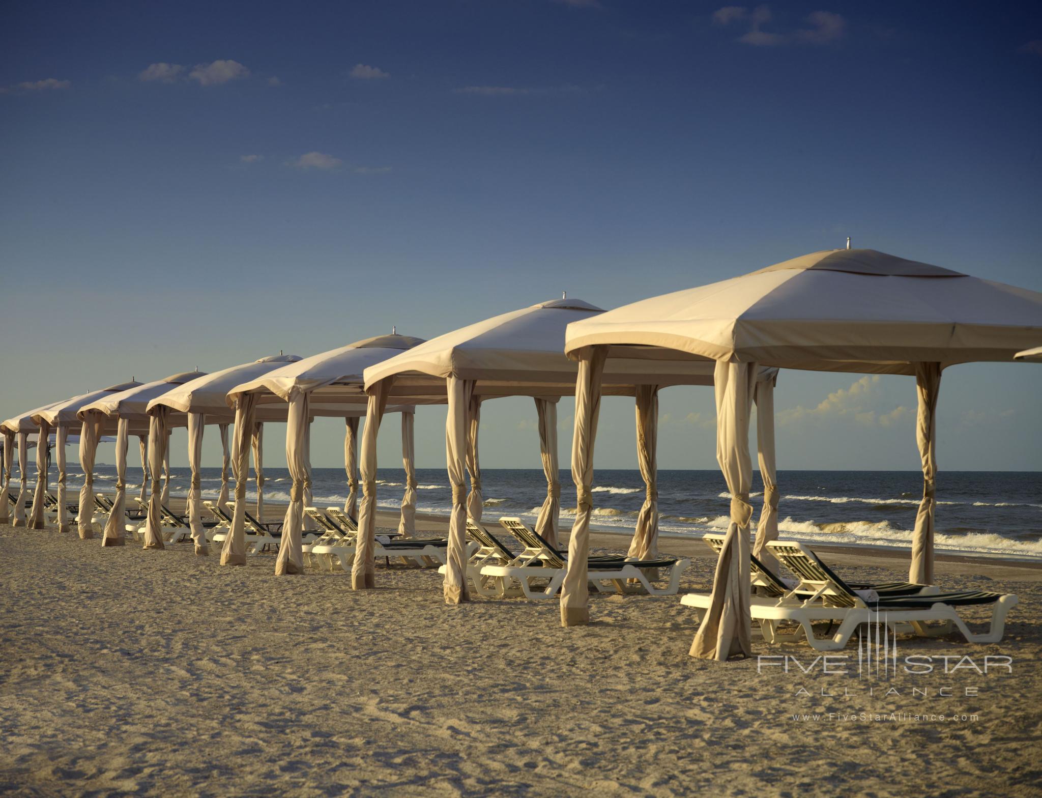 Omni Amelia Island Resort Beach Cabanas
