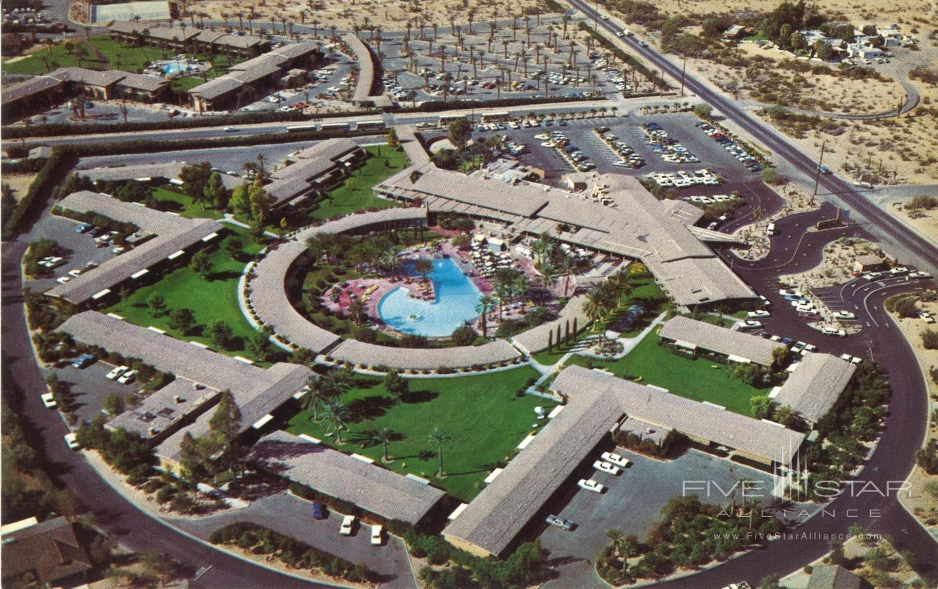 Historic Aerial of Mountain Shadows Resort Scottsdale