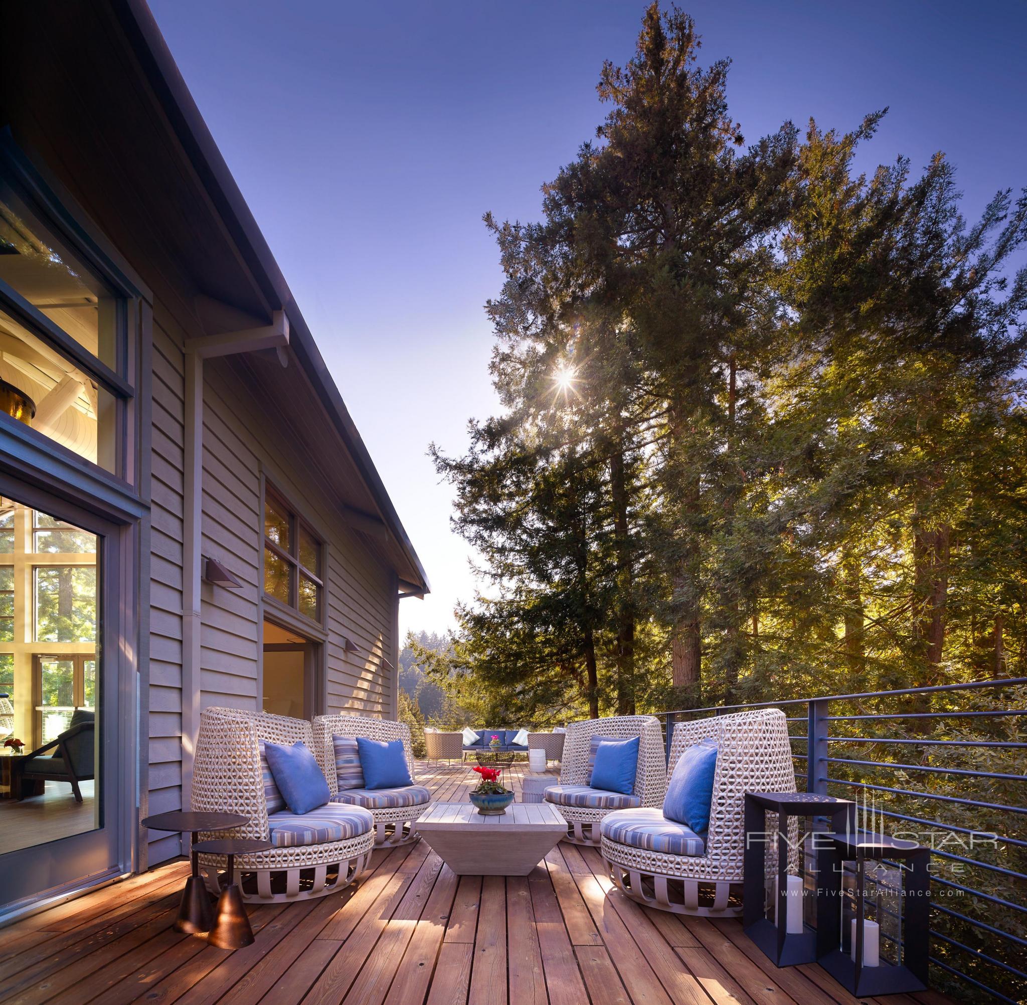 Loft Patio at Canyon Ranch Woodside