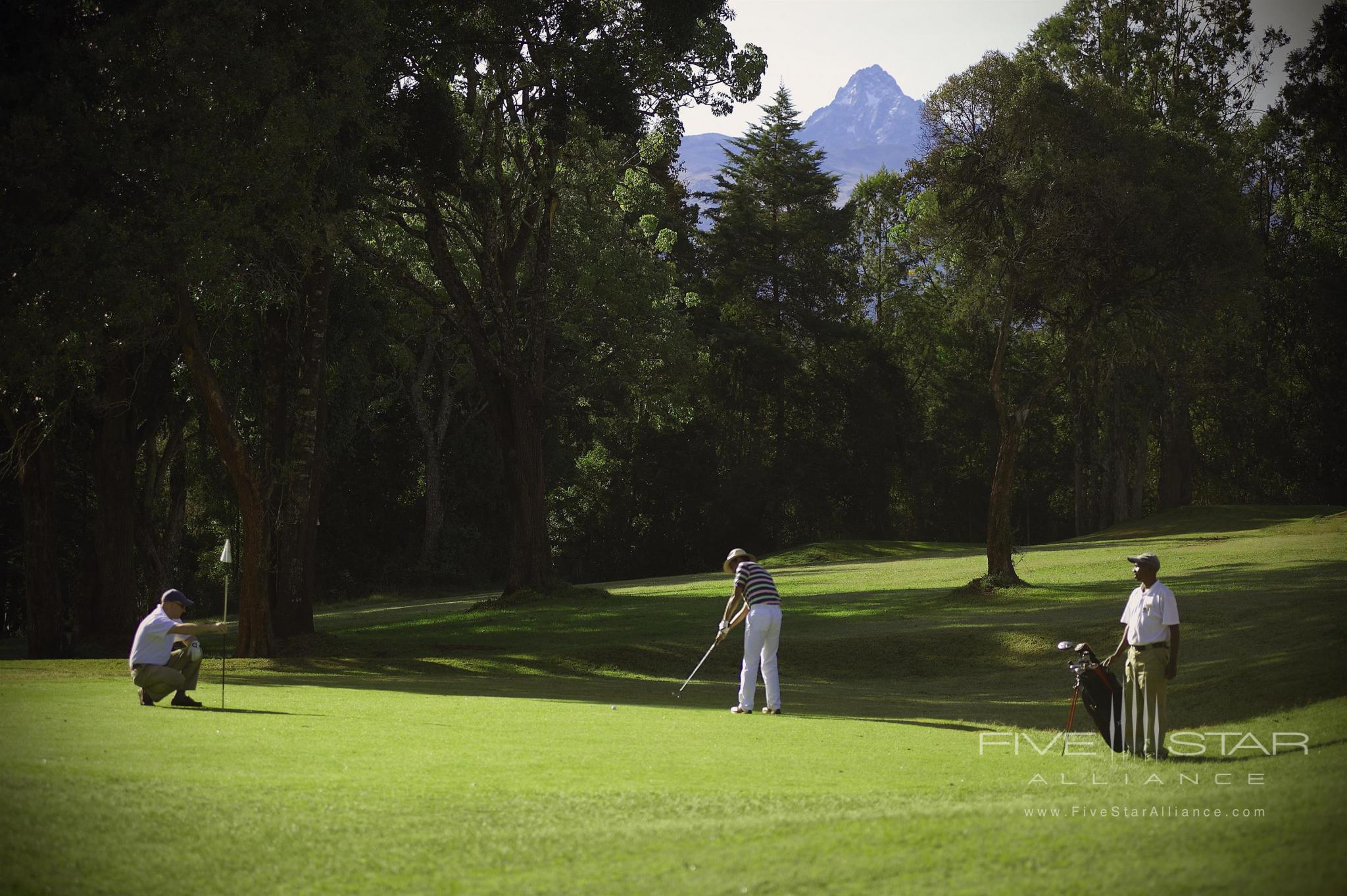 Golfing