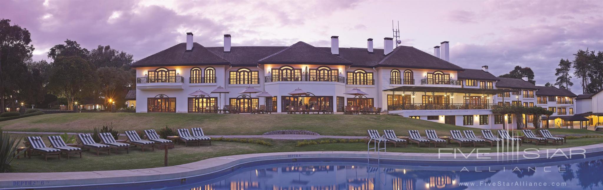 Main building and Pool