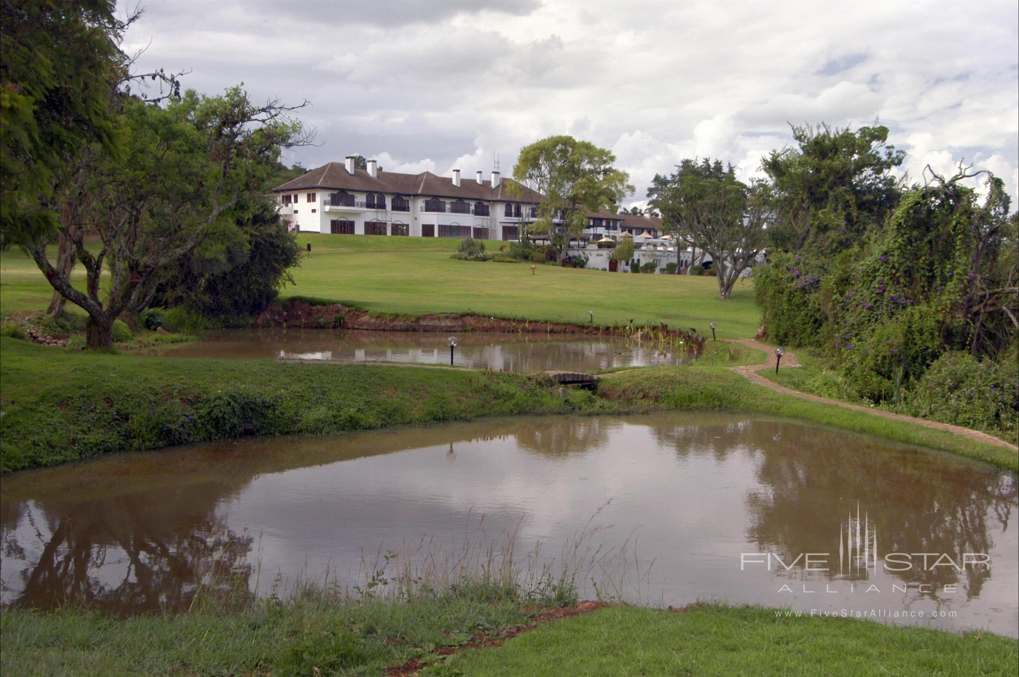 Main Building from the fish pond