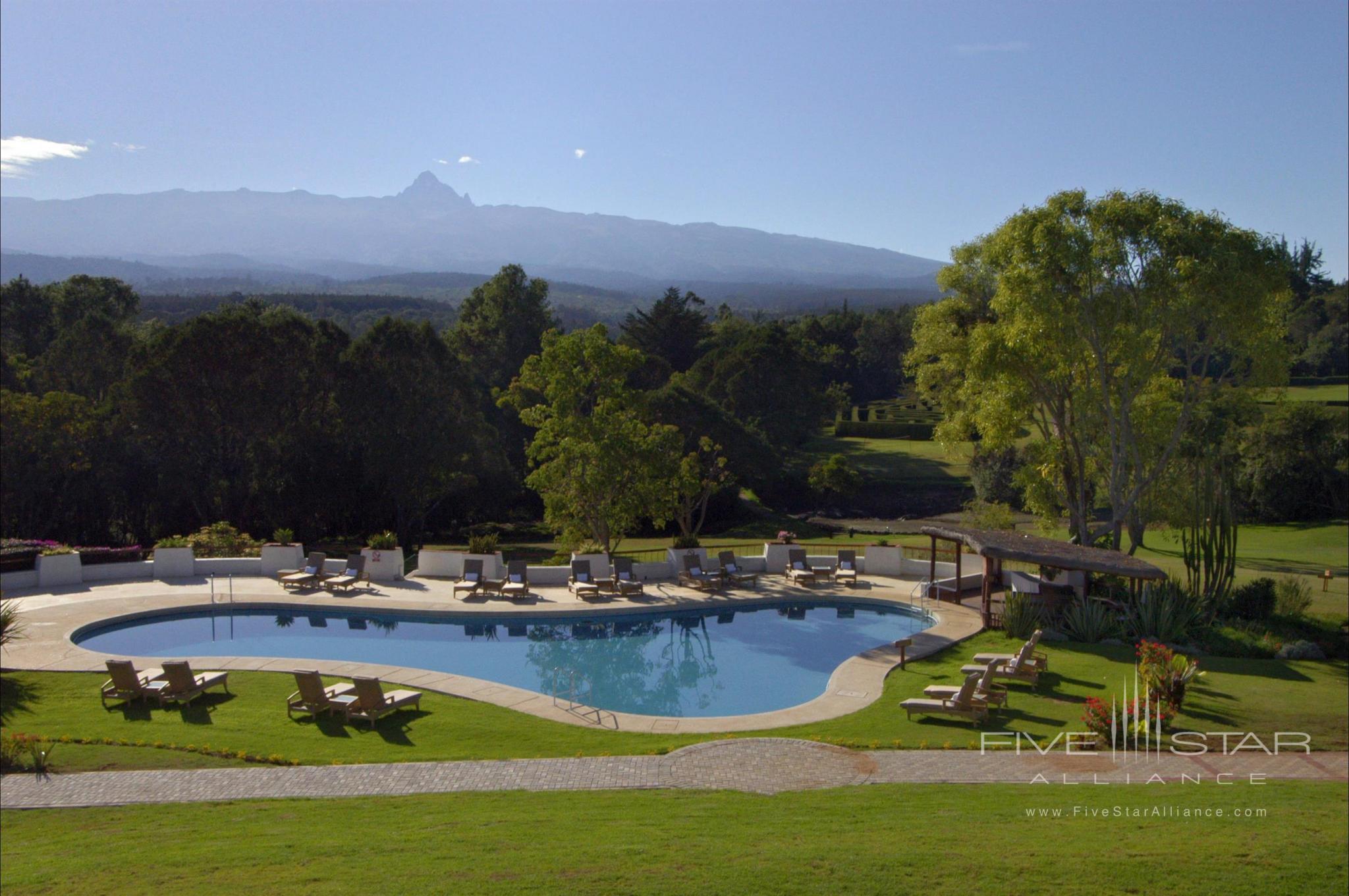 Mountain and Pool View