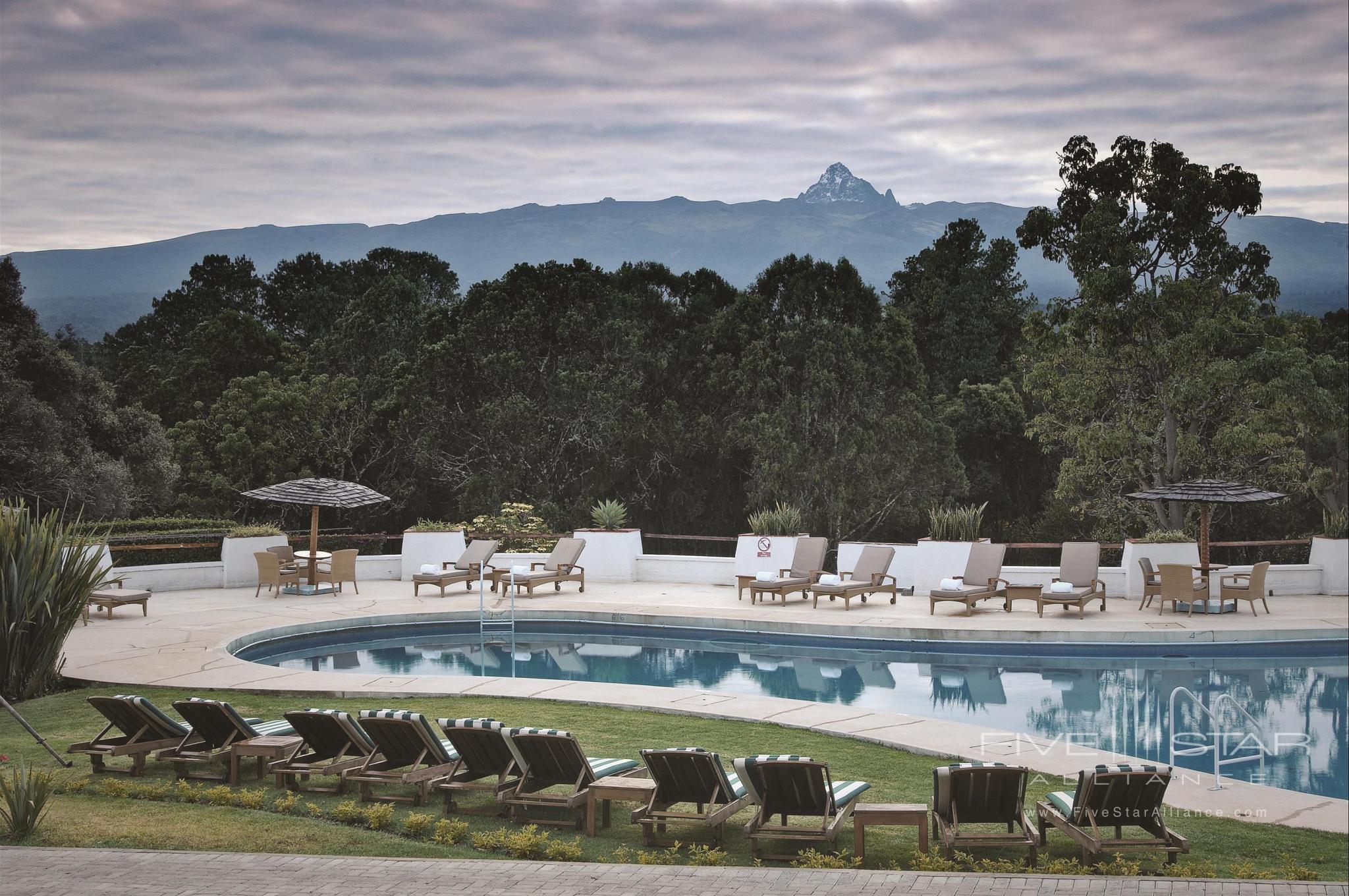 View of Pool and Mountains