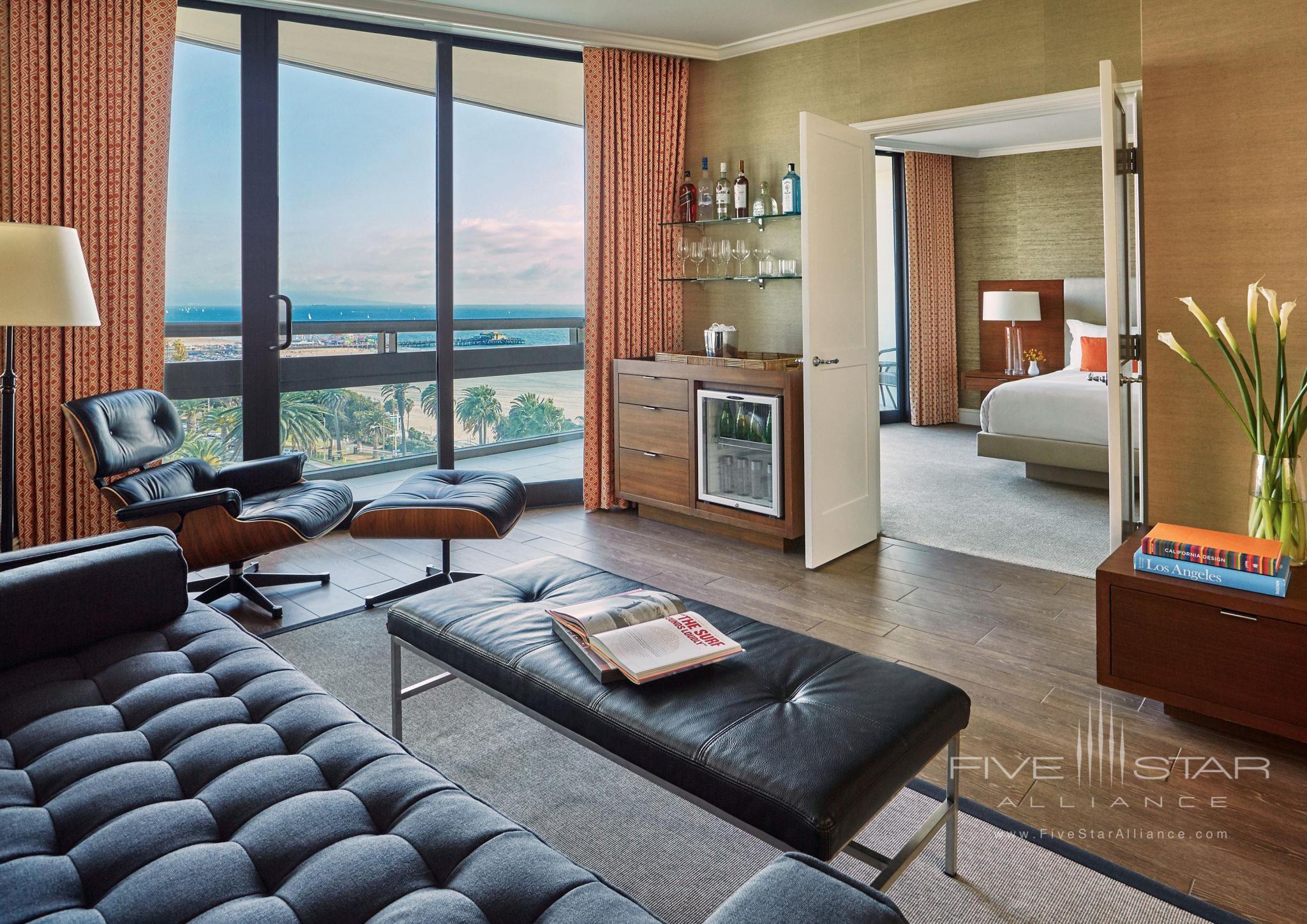 Ocean Tower Living Room and Bedroom