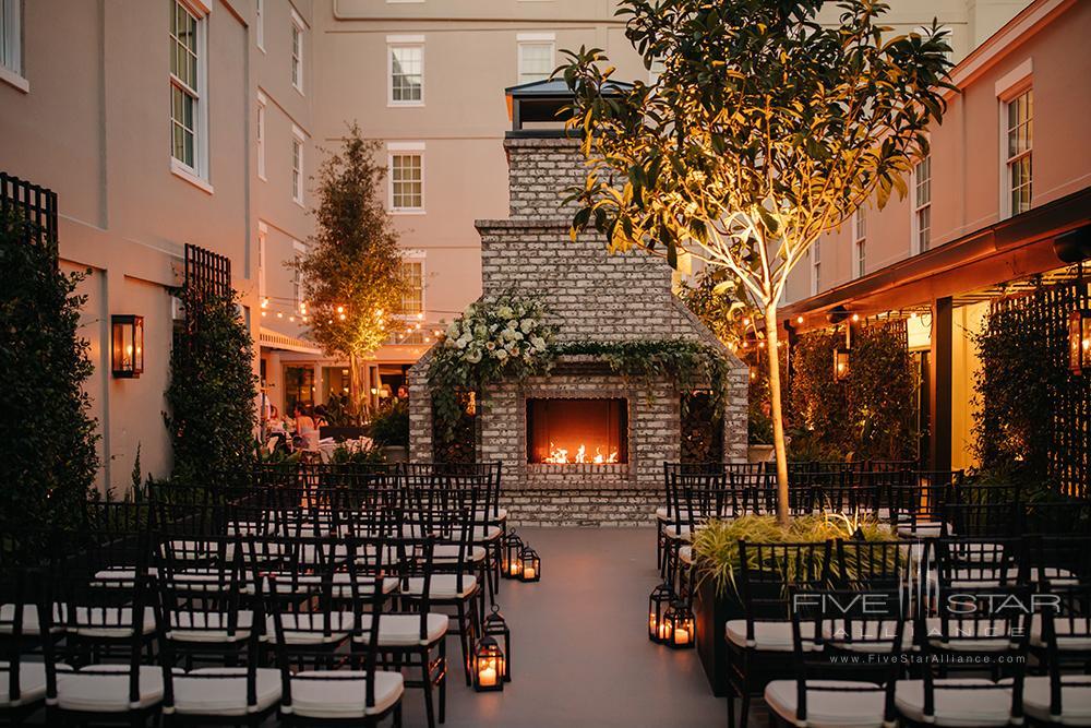 Emeline Ceremony Courtyard