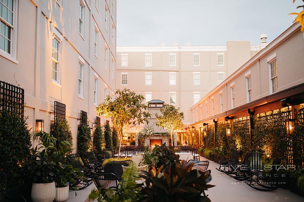 Emeline Full Courtyard - Ceremony Daytime