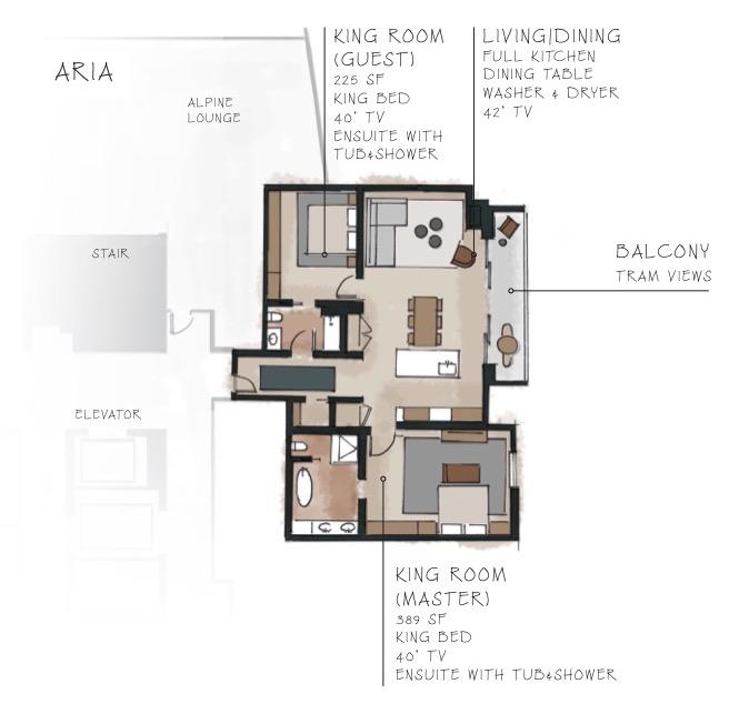 Aria 2-Bedroom Suites